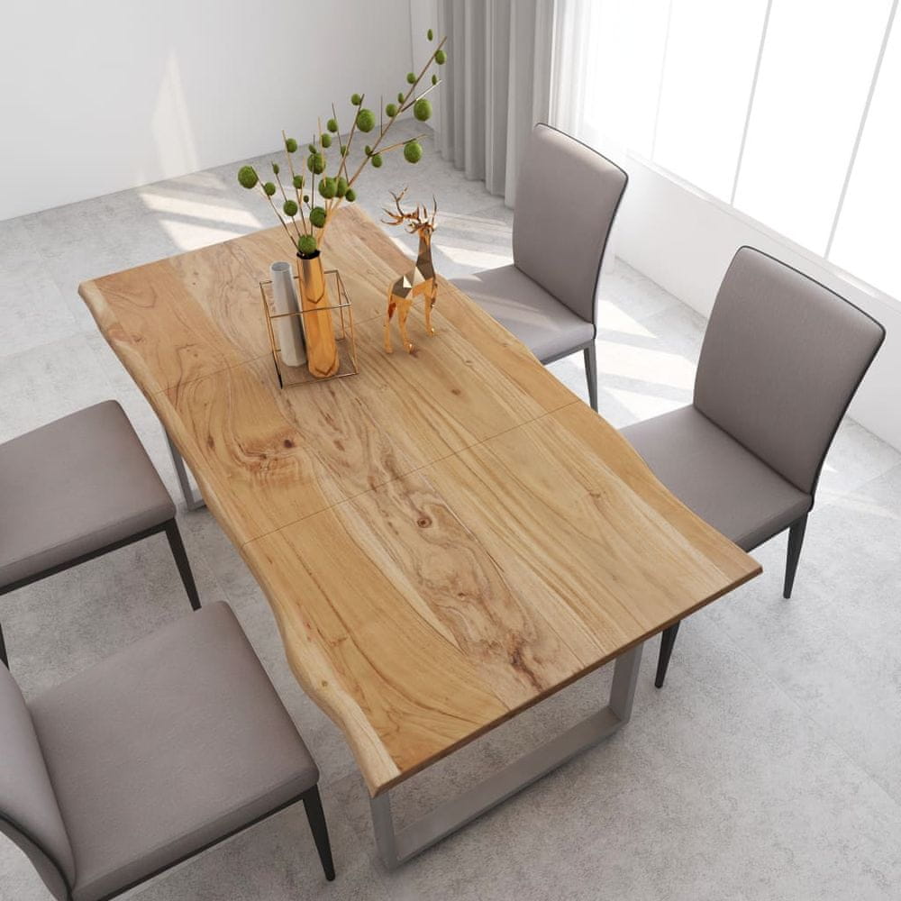 Petromila vidaXL Jedálenský stôl 180x90x76 cm masívne akáciové drevo